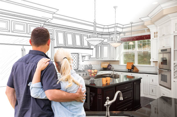 Professional Cabinet Refacing technician working in Hampton, MN